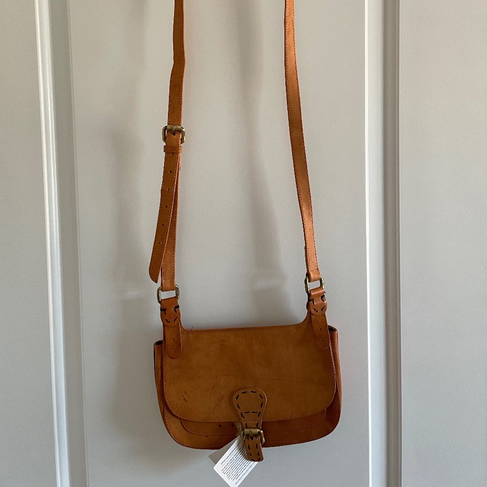 Noonday Collection Crossbody Leather Purse/Handbag